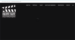 Desktop Screenshot of creativetalentoc.com