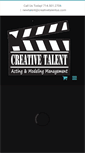 Mobile Screenshot of creativetalentoc.com